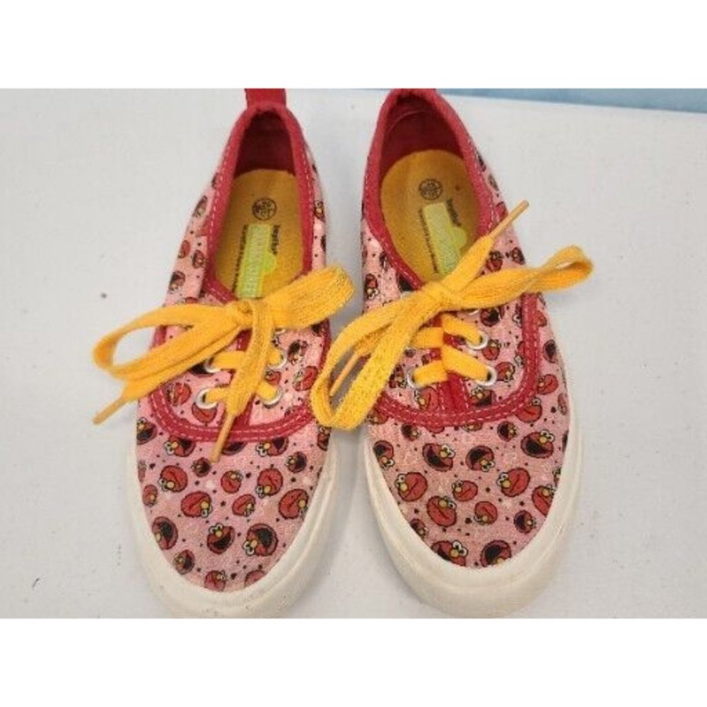 Sesame Street Elmo Canvas Shoe.  Sz: Kids 12T Girls